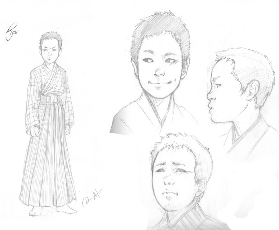 Ryu Character Design by 8Dimat8 on DeviantArt