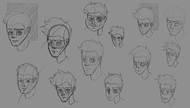 Face Studies - Character Design