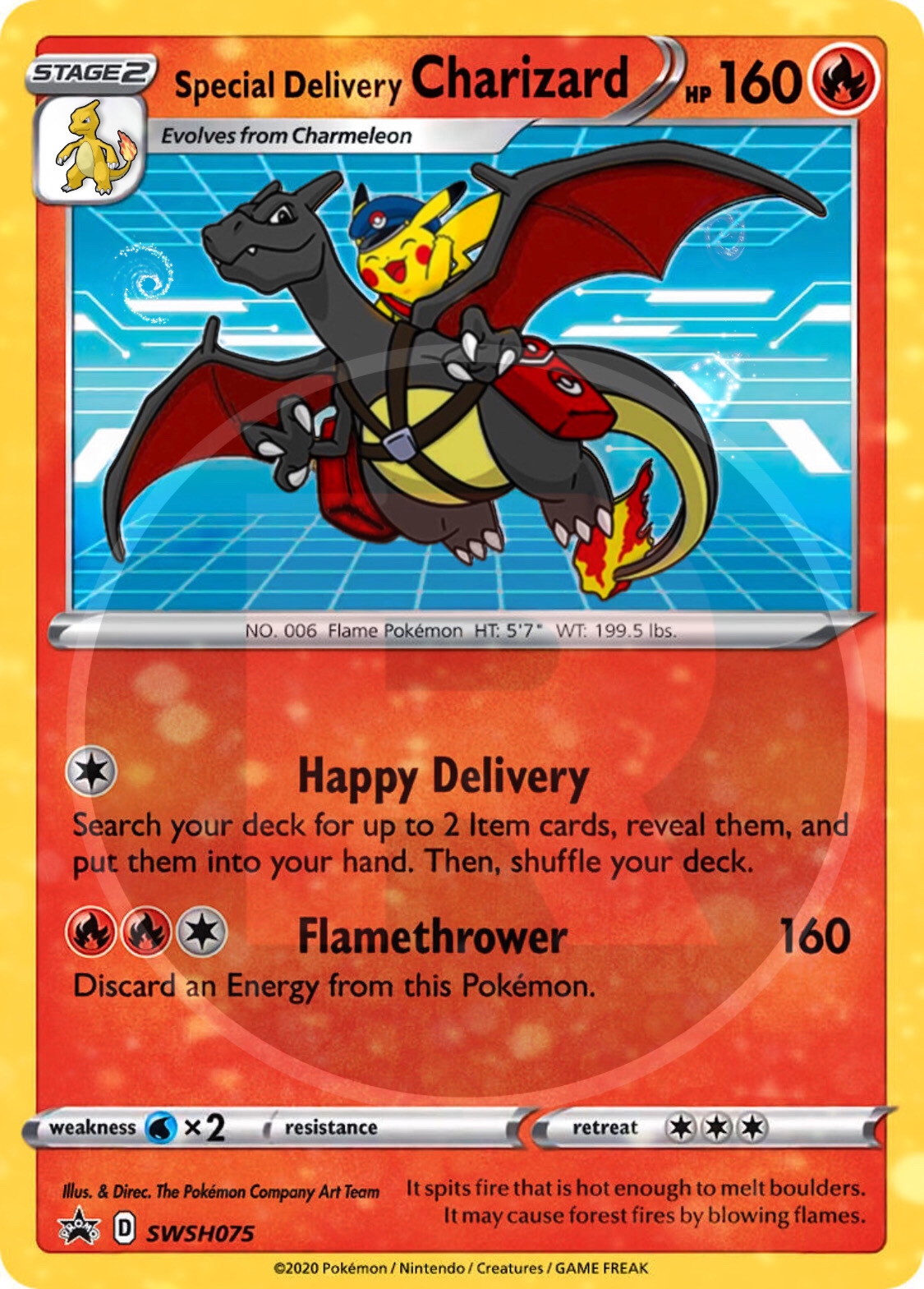 codes for special delivery charizard are starting to... Shiny Special Delivery Charizard by PokemonNFTSLegendary on DeviantArt