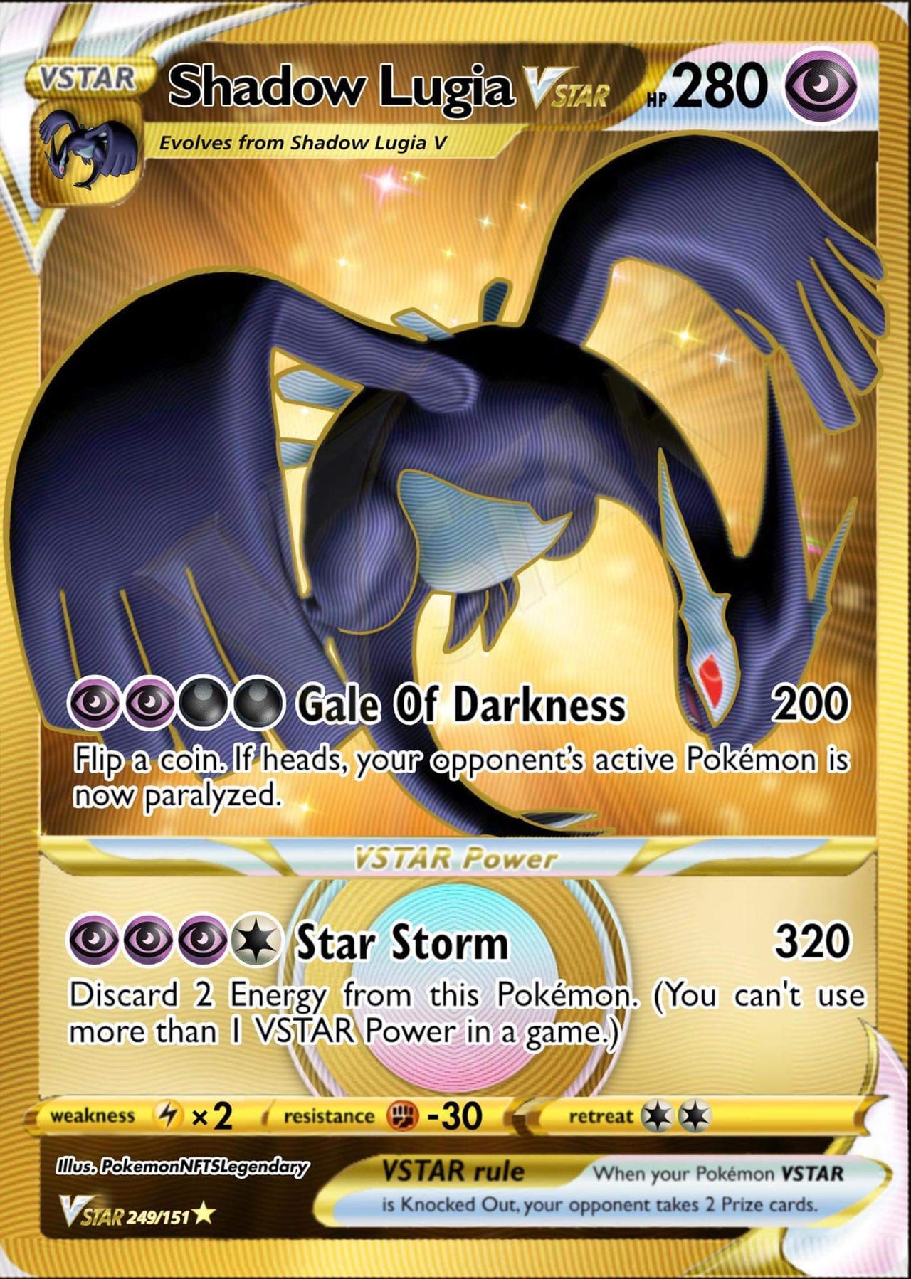 golden lugia pokemon card Amazon.com: Lugia Vstar 211/195- Silver Tempest - Full Art