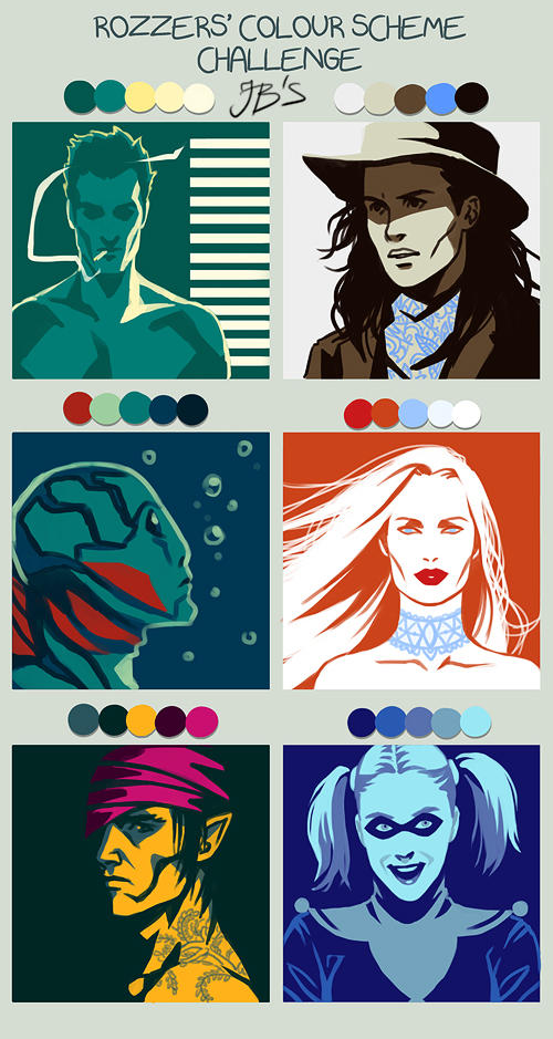 colour scheme challenge by terlebooba on DeviantArt