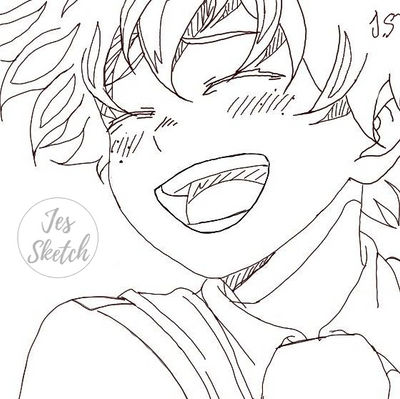 pix Deku Coloring Pages Printable giggly deku by jessketch0 on deviantart