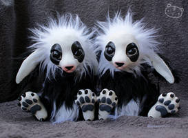 Panda Twins by LisaToms