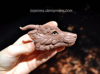 Asian dragon head- WIP