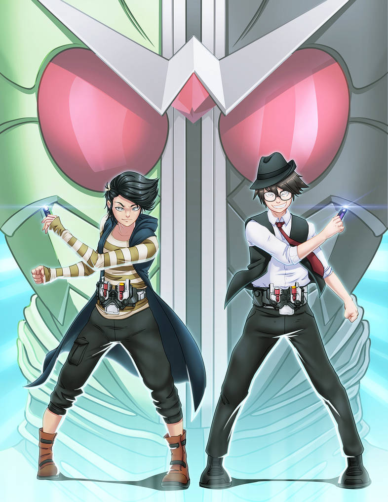 Kamen Rider Double by mesiasart on DeviantArt