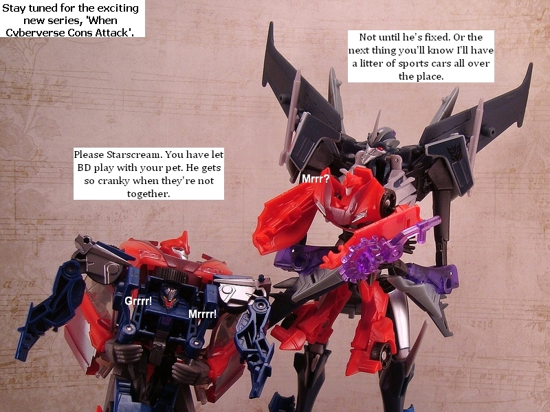 TF Prime - Knock Out, Starscream and Pets