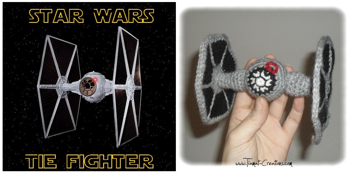 Star Wars Tie fighter Crochet by Tiamat-Creations on DeviantArt