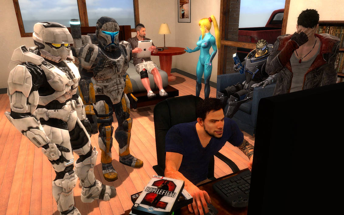 How long has he spent on that computer? by Archangel470