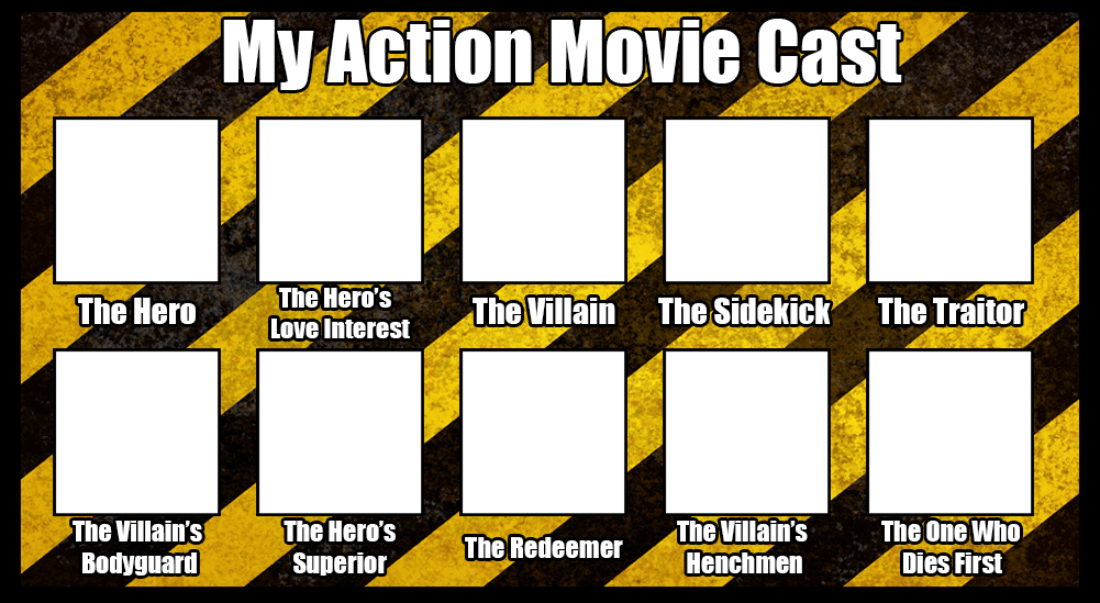 Action Movie Cast Template by Archangel470 on DeviantArt Action Movie Cast Template by Archangel470 on DeviantArt