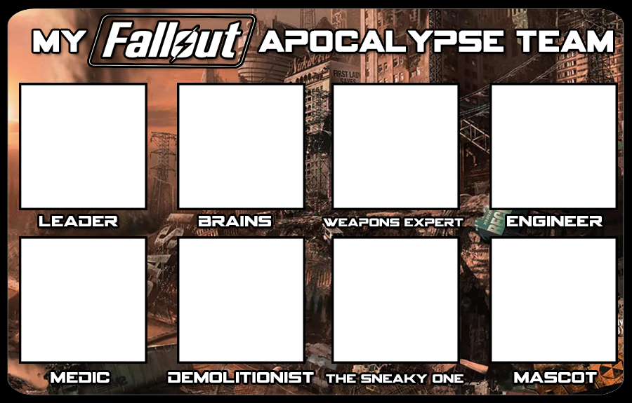 My Fallout Apocalypse Team Template by Archangel470 on DeviantArt My Fallout Apocalypse Team Template by Archangel470 on DeviantArt