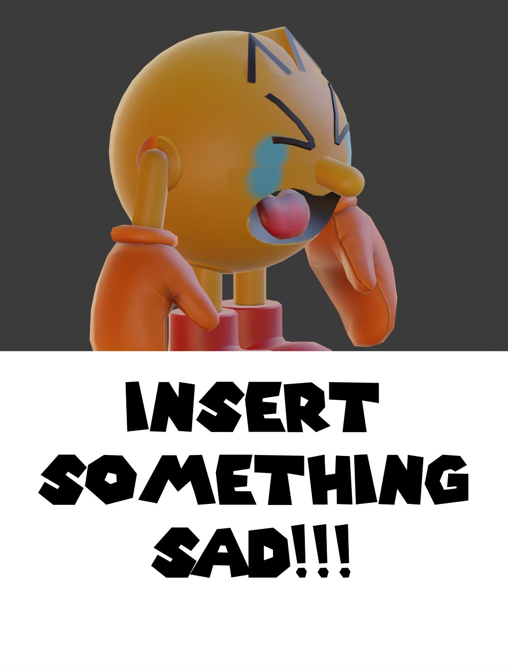 PacMan Crying Meme Template by KeroroClaptrap on DeviantArt