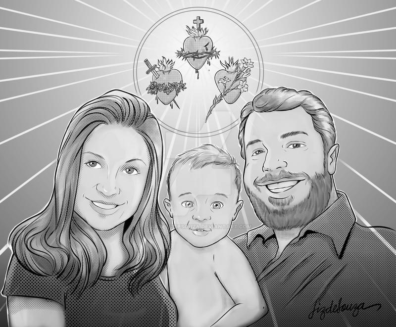 Family Deviantart Portrait of a Family by artelizdesouza on DeviantArt