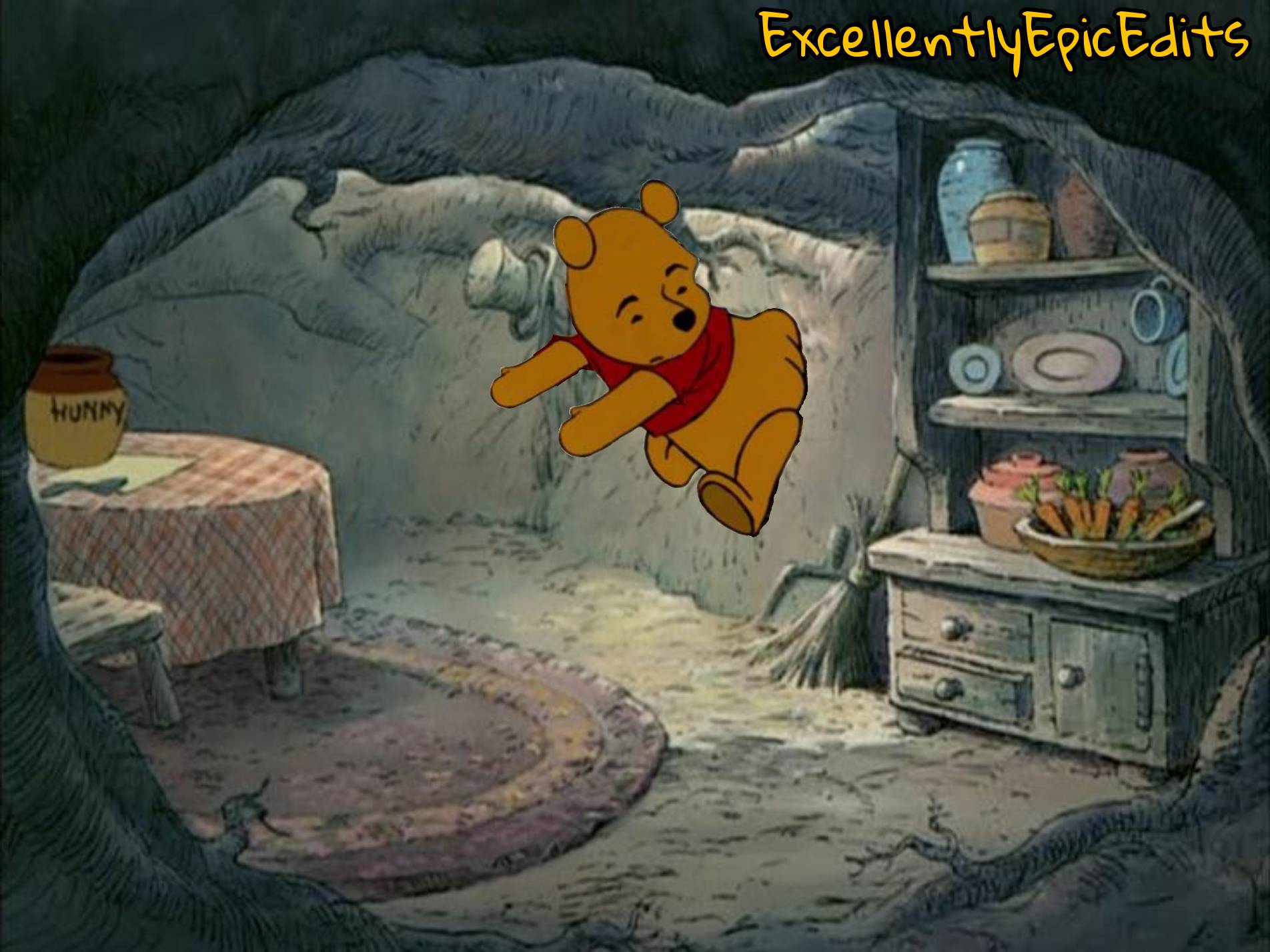 Pooh Ride Stuck Pooh's Butt Gets Stuck by ExcellentlyEpicEdits on DeviantArt
