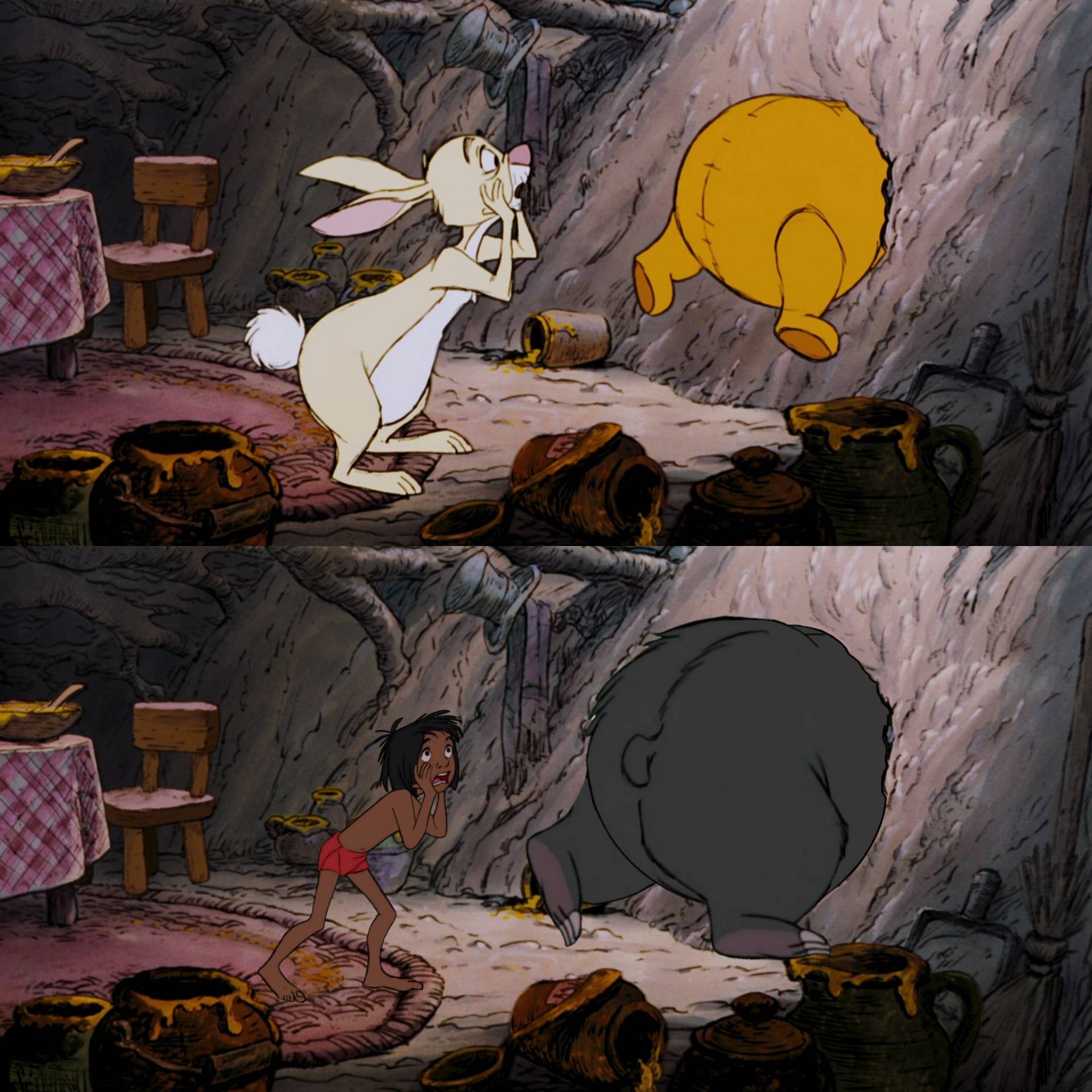 Pooh Ride Stuck Pooh Stuck Compared To Baloo Stuck by ExcellentlyEpicEdits on DeviantArt