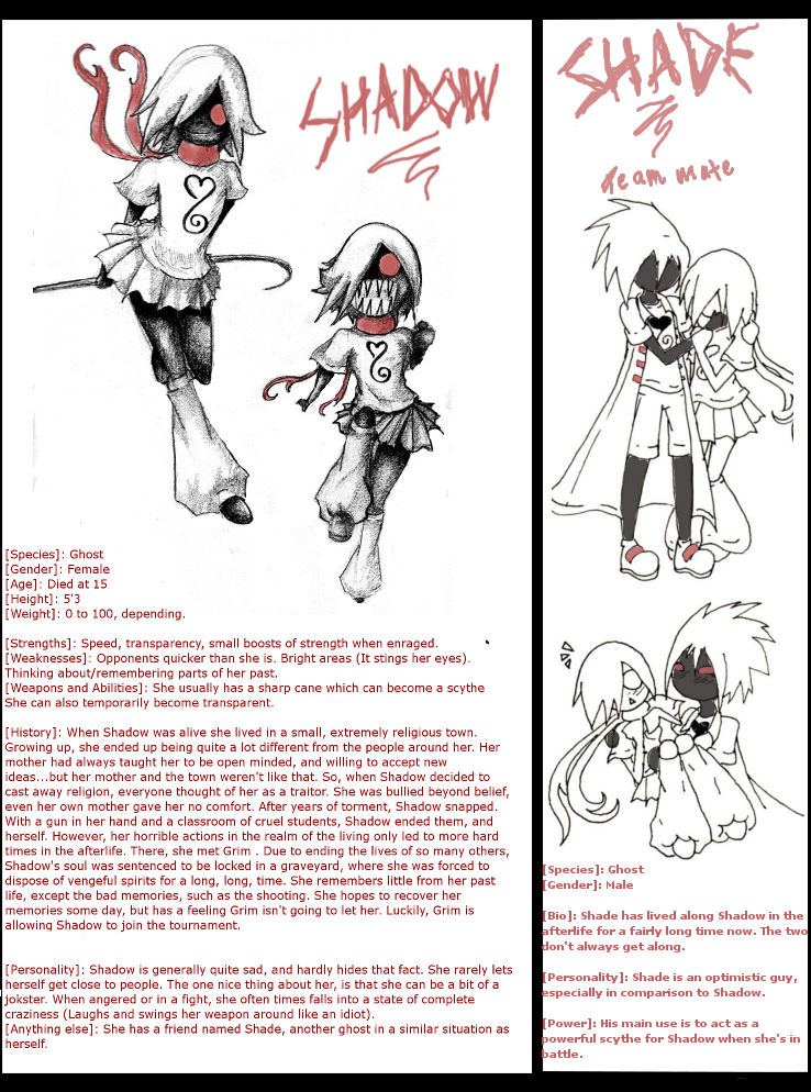 Shadow character Sheet by Soryko on DeviantArt