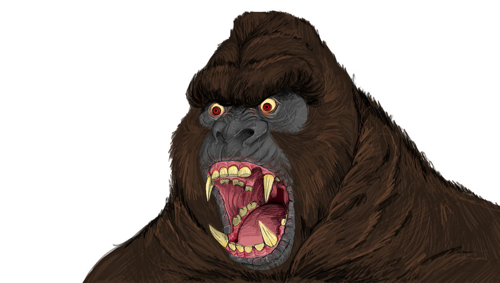 King Kong sketch by redtiger243 on DeviantArt