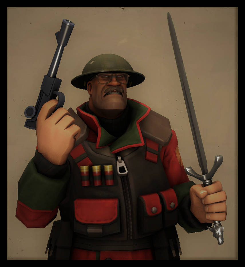 TF2 Portrait: The Soldier by SergeantBlok on DeviantArt
