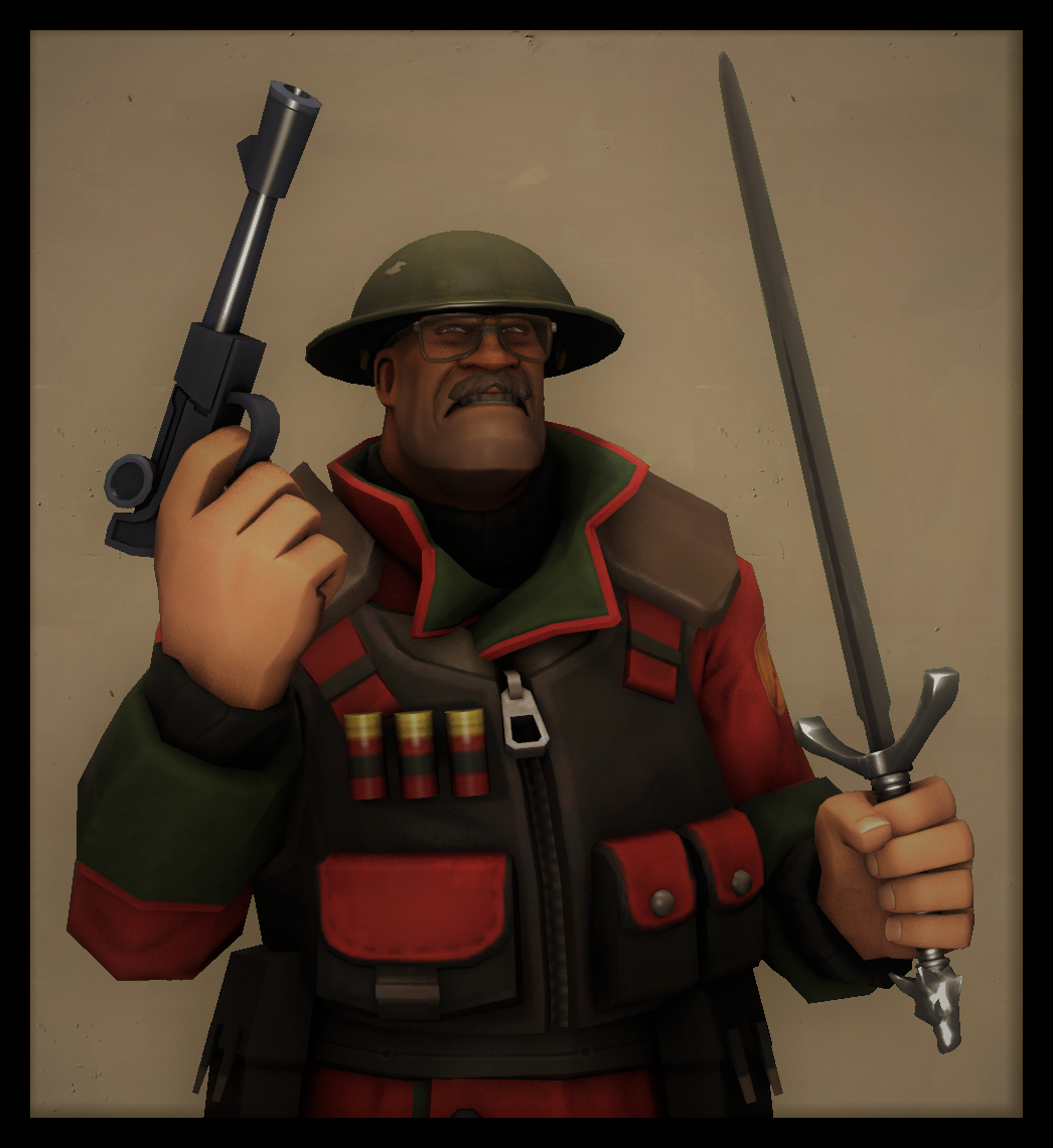 Soder Tf2 TF2 Portrait: The Soldier by SergeantBlok on DeviantArt
