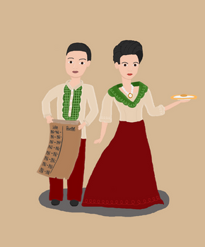 Rosalind and Robert Lutece: Filipino Version
