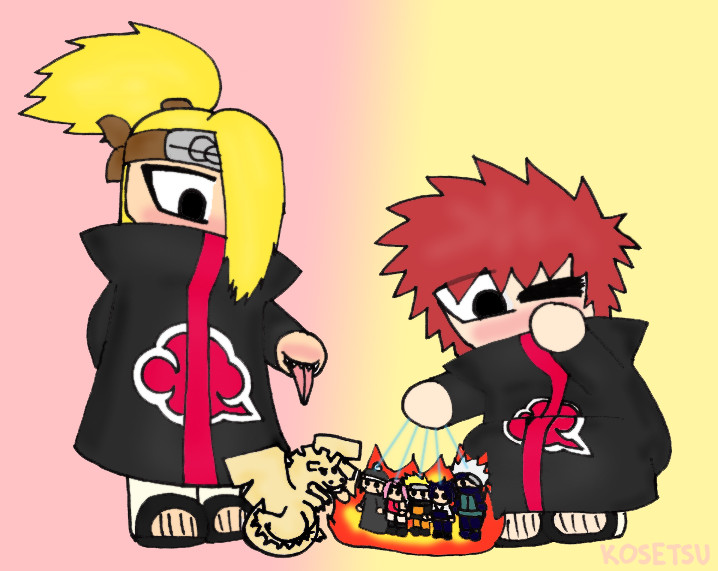 Deidara and Sasori