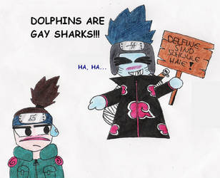 dolphins and sharks by Kosetsu