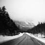 Long winter road