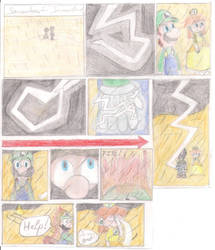 Mini comic - Luigi and Daisy in the desert