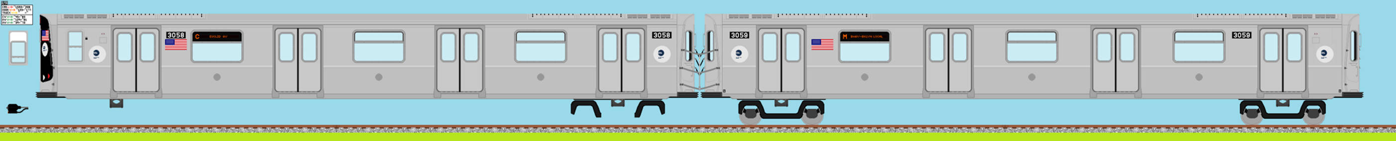 MTA Bombardier R179 - Updated by ArtoisMTA on DeviantArt