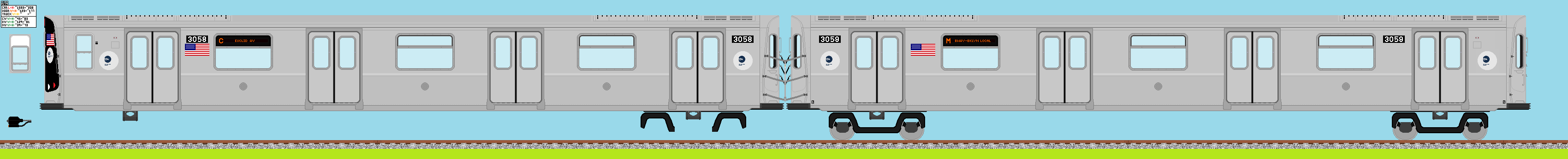 Mta R15 Blueprint MTA Bombardier R179 - Updated by ArtoisMTA on DeviantArt