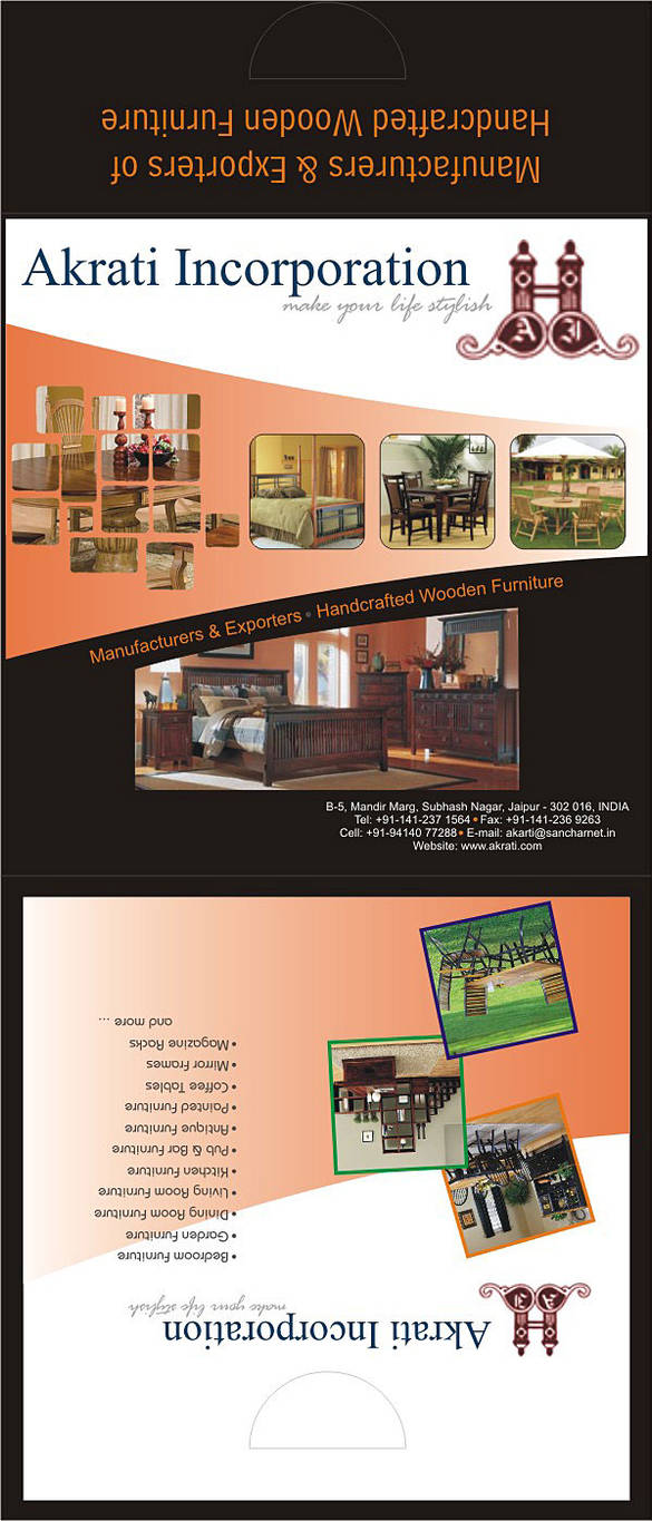 CD Cover for Furniture Company