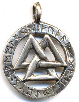 Valknut with Rune Ring