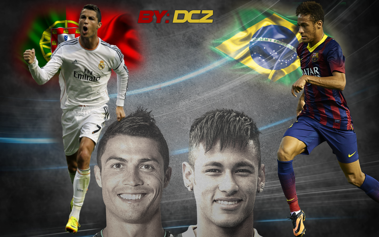 Ronaldo VS Neymar Wallpaper 2014 by DaniloDeviantART98 on DeviantArt Ronaldo VS Neymar Wallpaper 2014 by DaniloDeviantART98 on DeviantArt