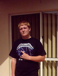 Me with my Metallica shirt