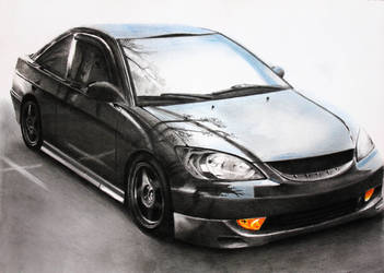 Honda Accord [Graphite+Pastels][A4][commission]