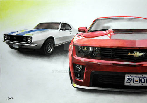 'Generations' - Camaros [Graphite+Markers][A3]