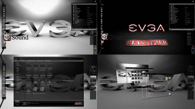 EVGA CLASSIFIED Windows 7 Desktop Theme for Win 7