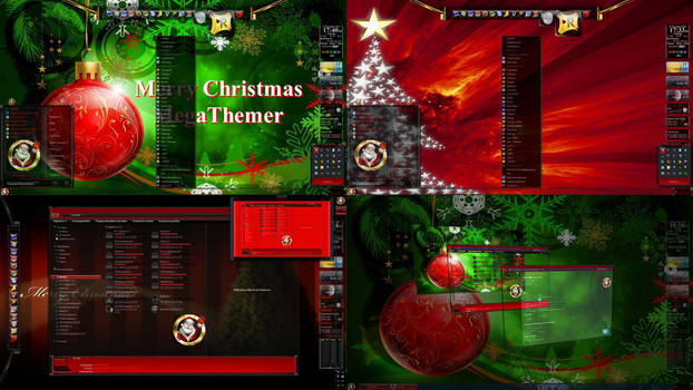 Merry Christmas Everyone Desktop Theme for Win 7