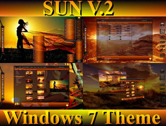 SUN V.2 Desktop Theme for Windows 7
