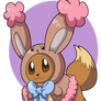 Eevee in Buneary cosplay