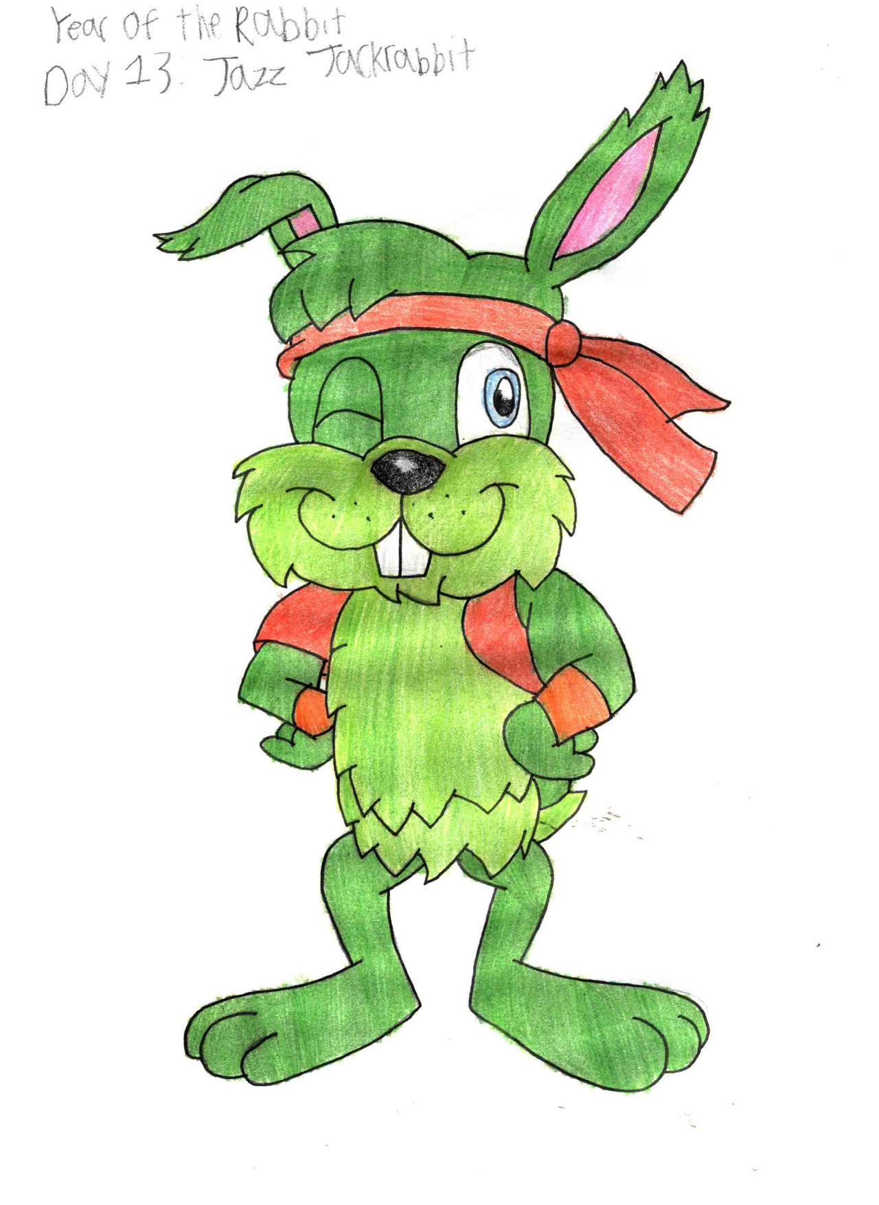 Ax Rabbit Deviantart Year Of The Rabbit Day 13: Jazz Jackrabbit by TonyYorkieSilky1991 on ...