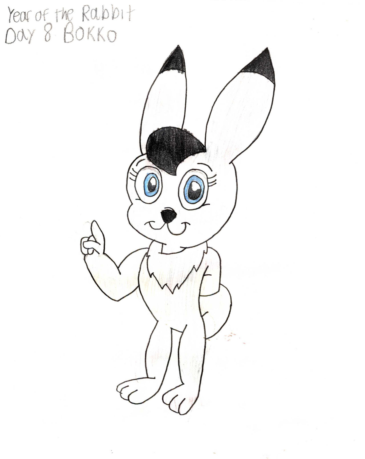 Year Of The Rabbit Day 8: Bokko by TonyYorkieSilky1991 on DeviantArt