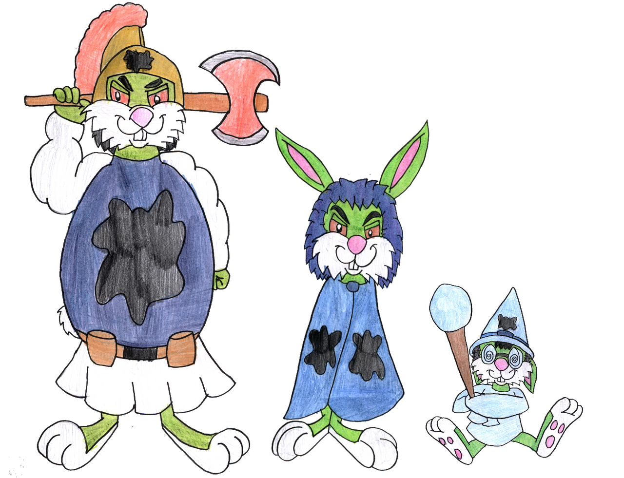 The Slime Rabbit Brothers by TonyYorkieSilky1991 on DeviantArt