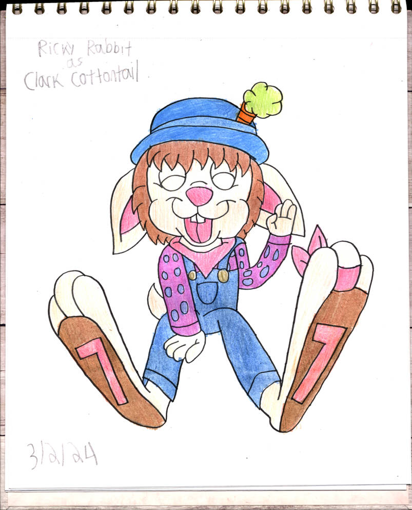 Ricky Rabbit as Clark Cottontail by TonyYorkieSilky1991 on DeviantArt