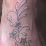 Stars thingy foot tattoo