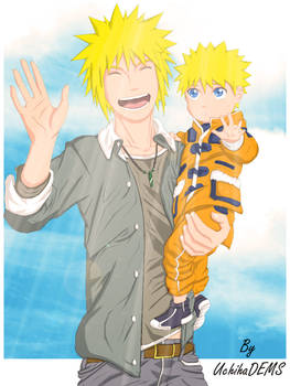 Minato and Naruto - Greeting