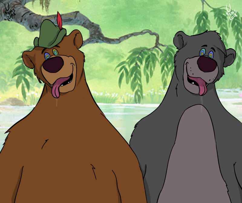 Baloo And Little John Hypnotized By UchihaDEMS On DeviantArt baloo-and-little-john-hypnotized-by-uchihadems-on-deviantart