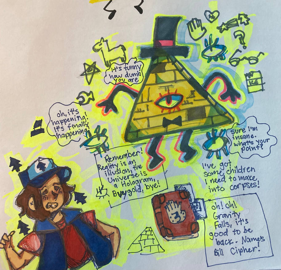 Bill Cipher - Gravity Falls Fan Art by TheDragonDude27 on DeviantArt
