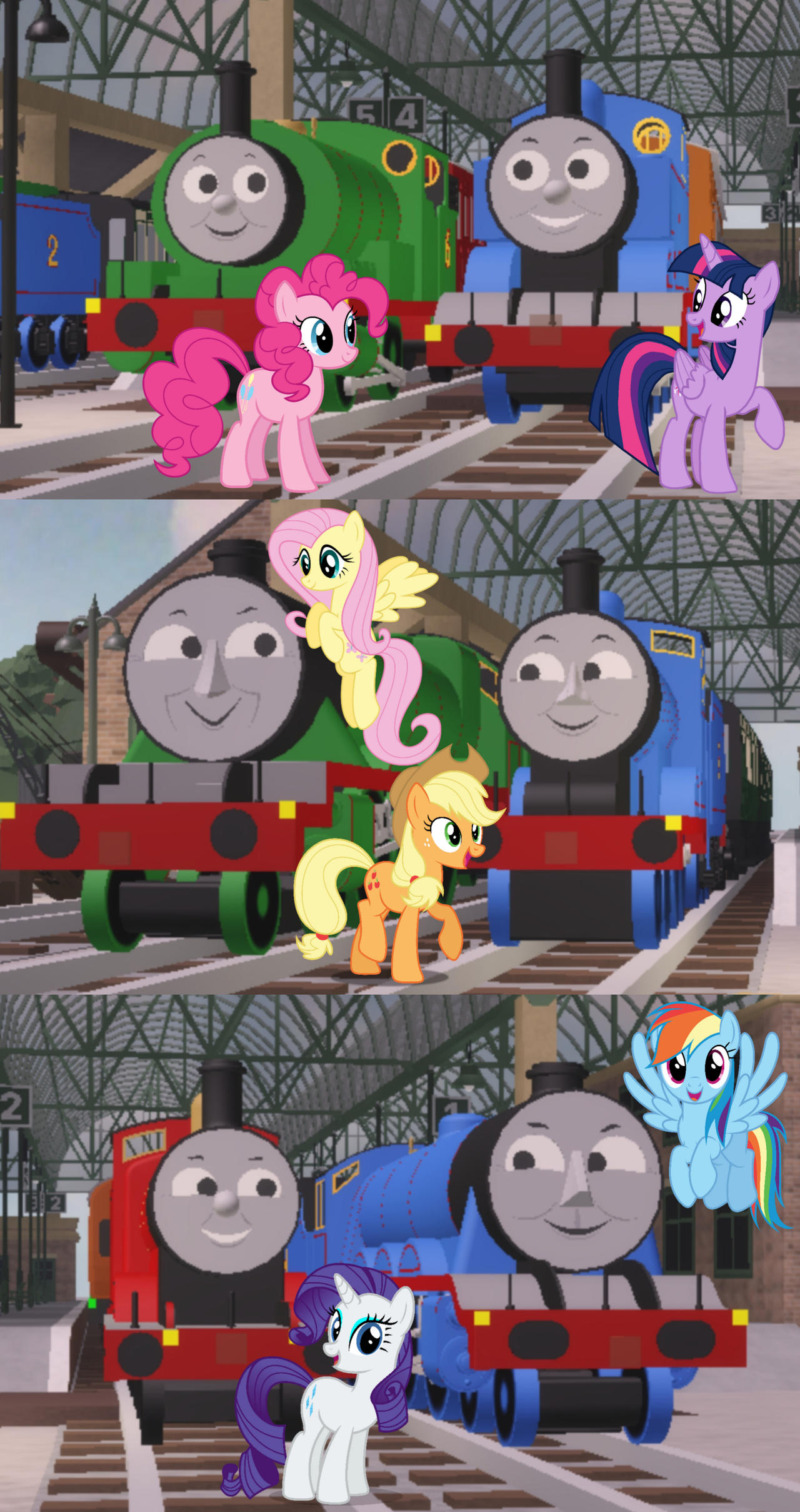 Mlp Train Engineer This is how I pair Ponies with Trains by TTTEMLP123 on DeviantArt