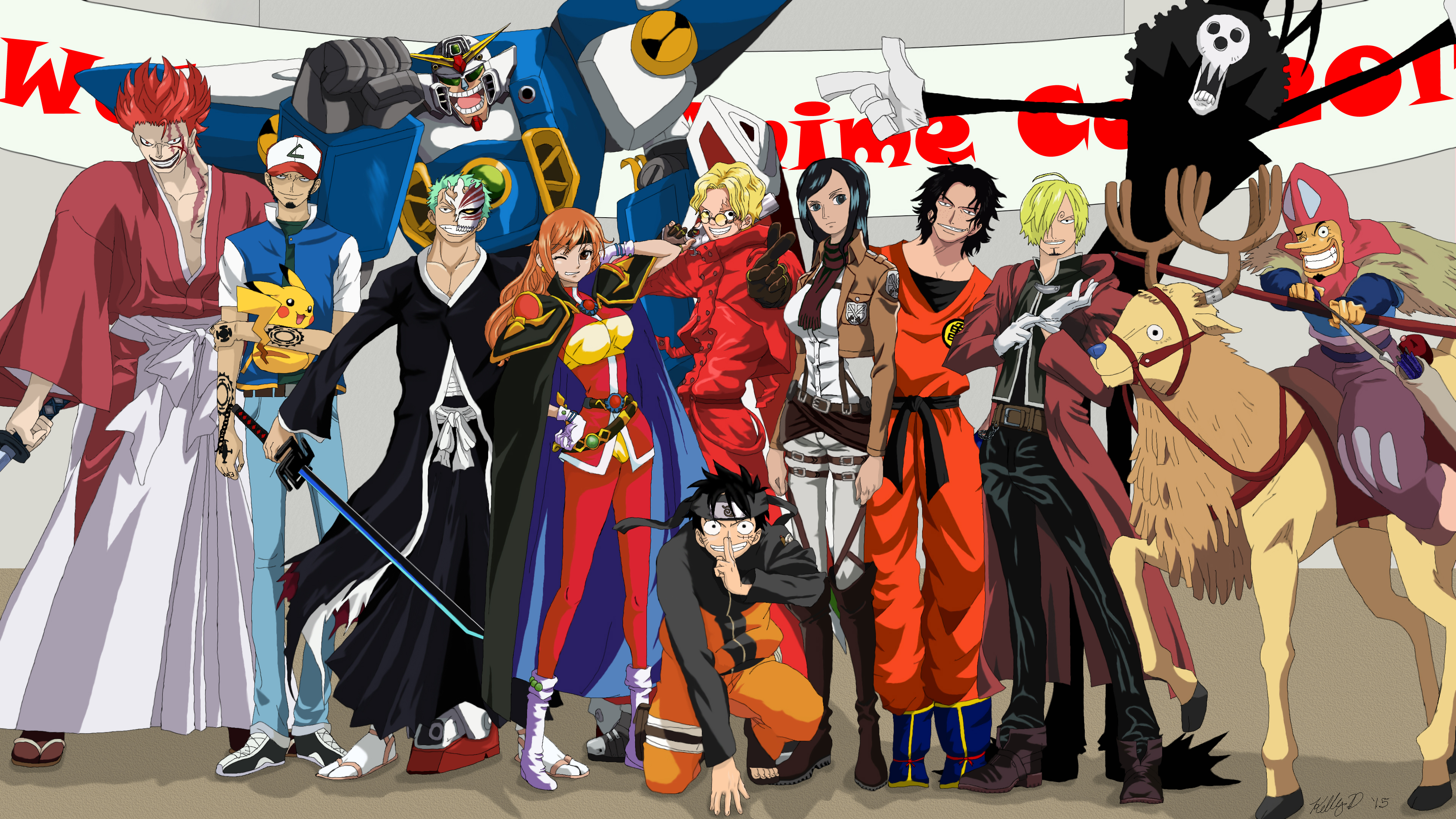 One Piece Anime Con by Lobstirrchwan on DeviantArt