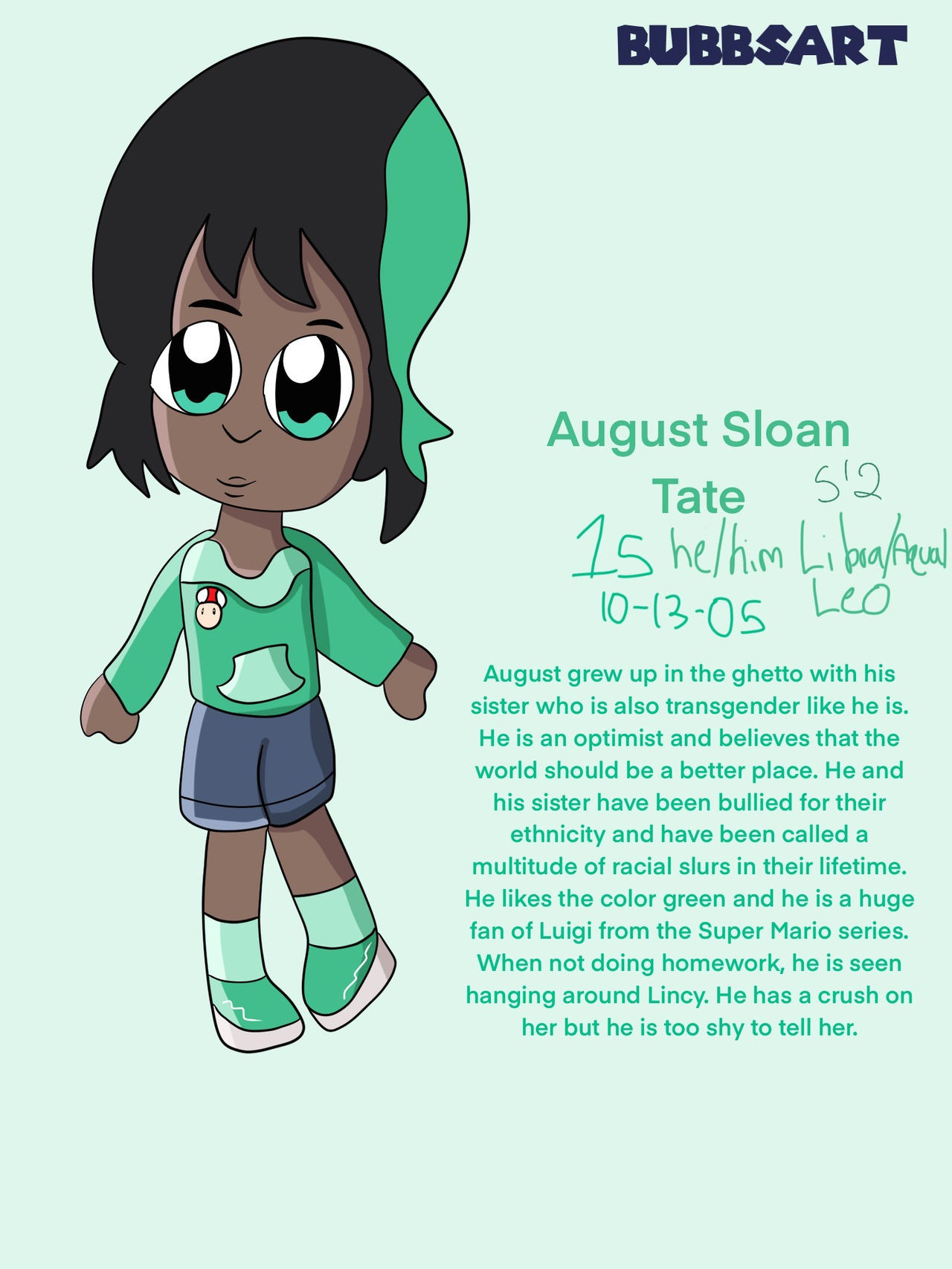 August ref sheet by mysterionz on DeviantArt